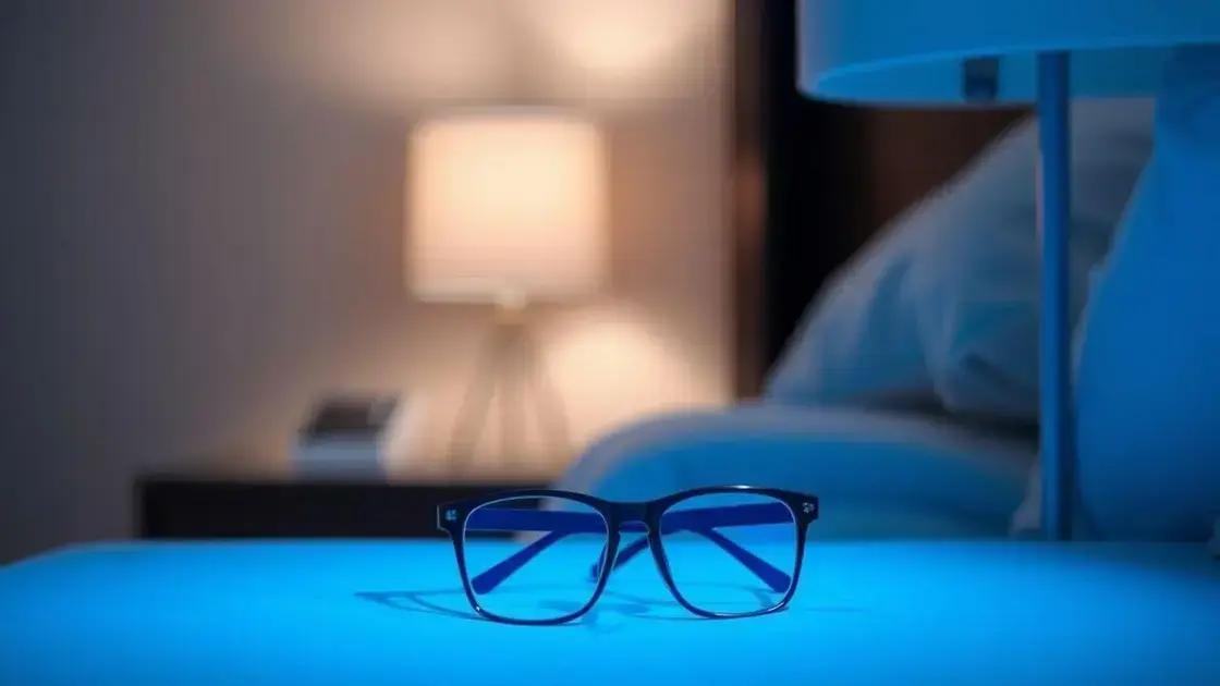 Óculos com filtro azul para uso antes de dormir: descubra os benefícios